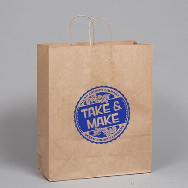 Natural Kraft Paper Custom PRINTED